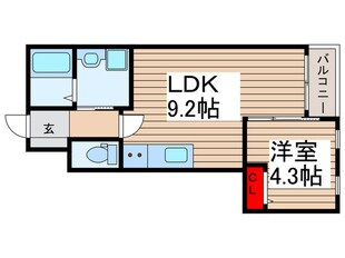 プレジール柏の葉の物件間取画像